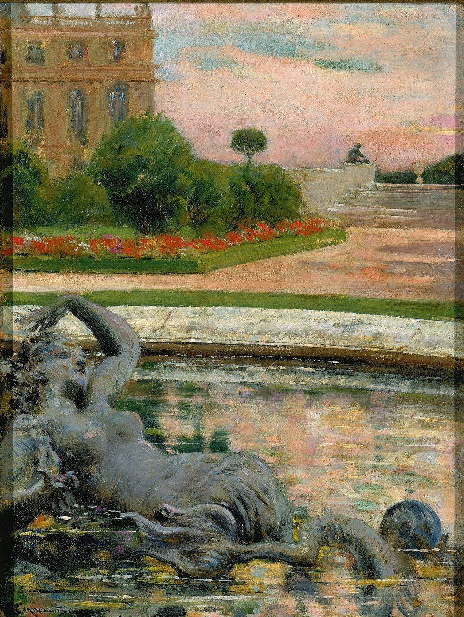 Parterre du Nord, Fontaine des Sirenes autorstwa Carroll Beckwith