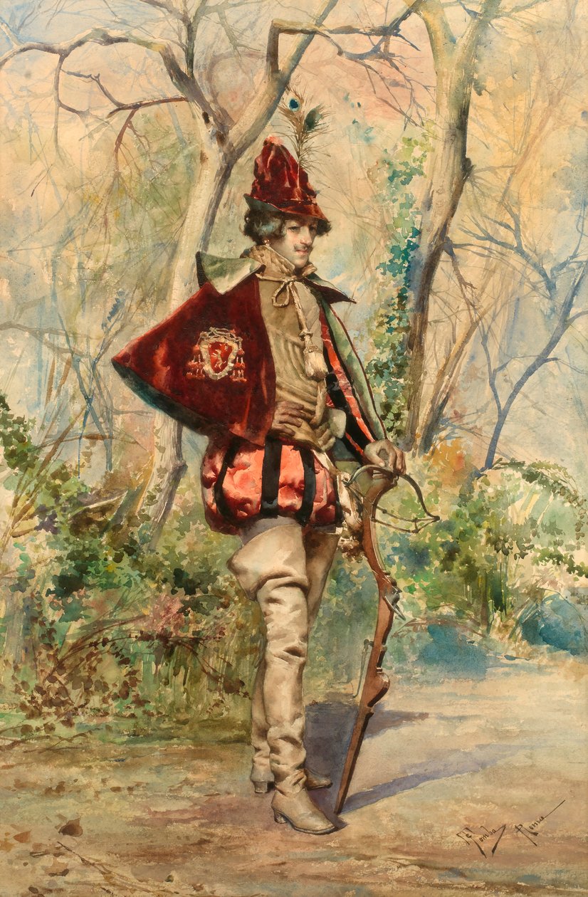 Archer, b.d. autorstwa Casimiro Tomba