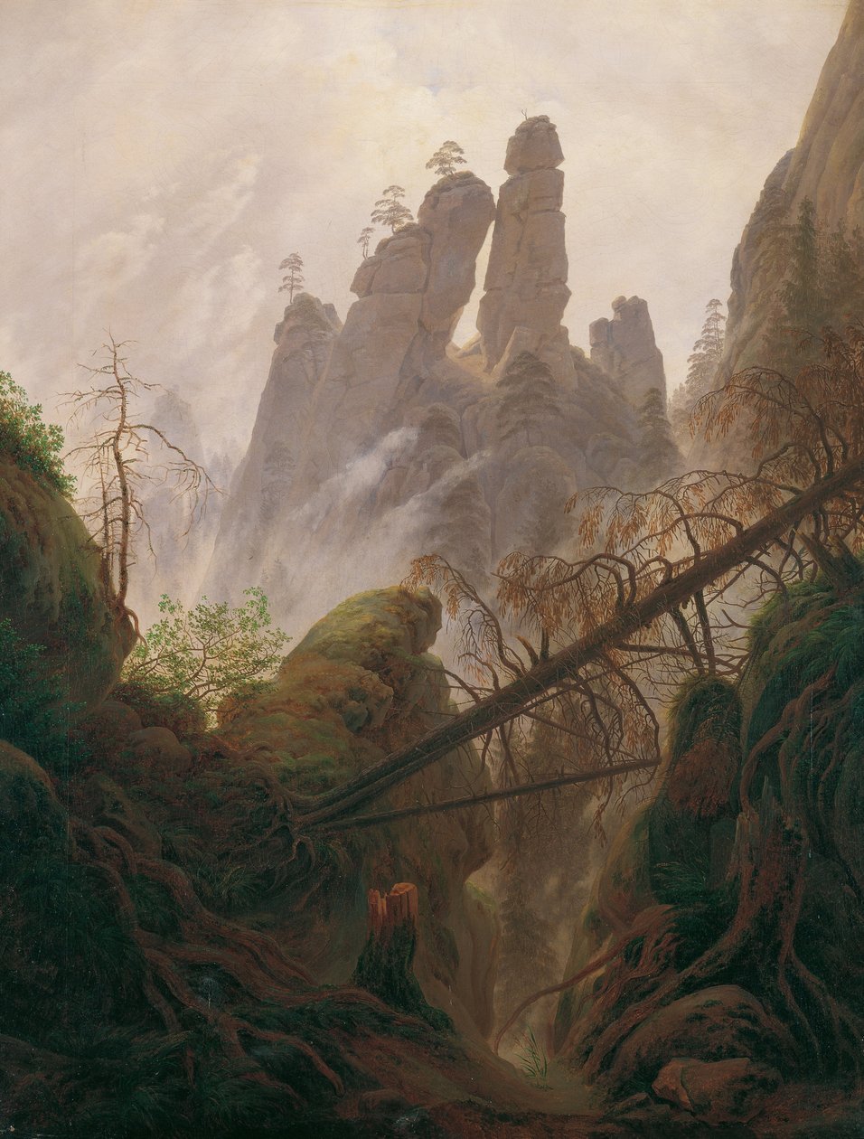 Mnich nad morzem autorstwa Caspar David Friedrich