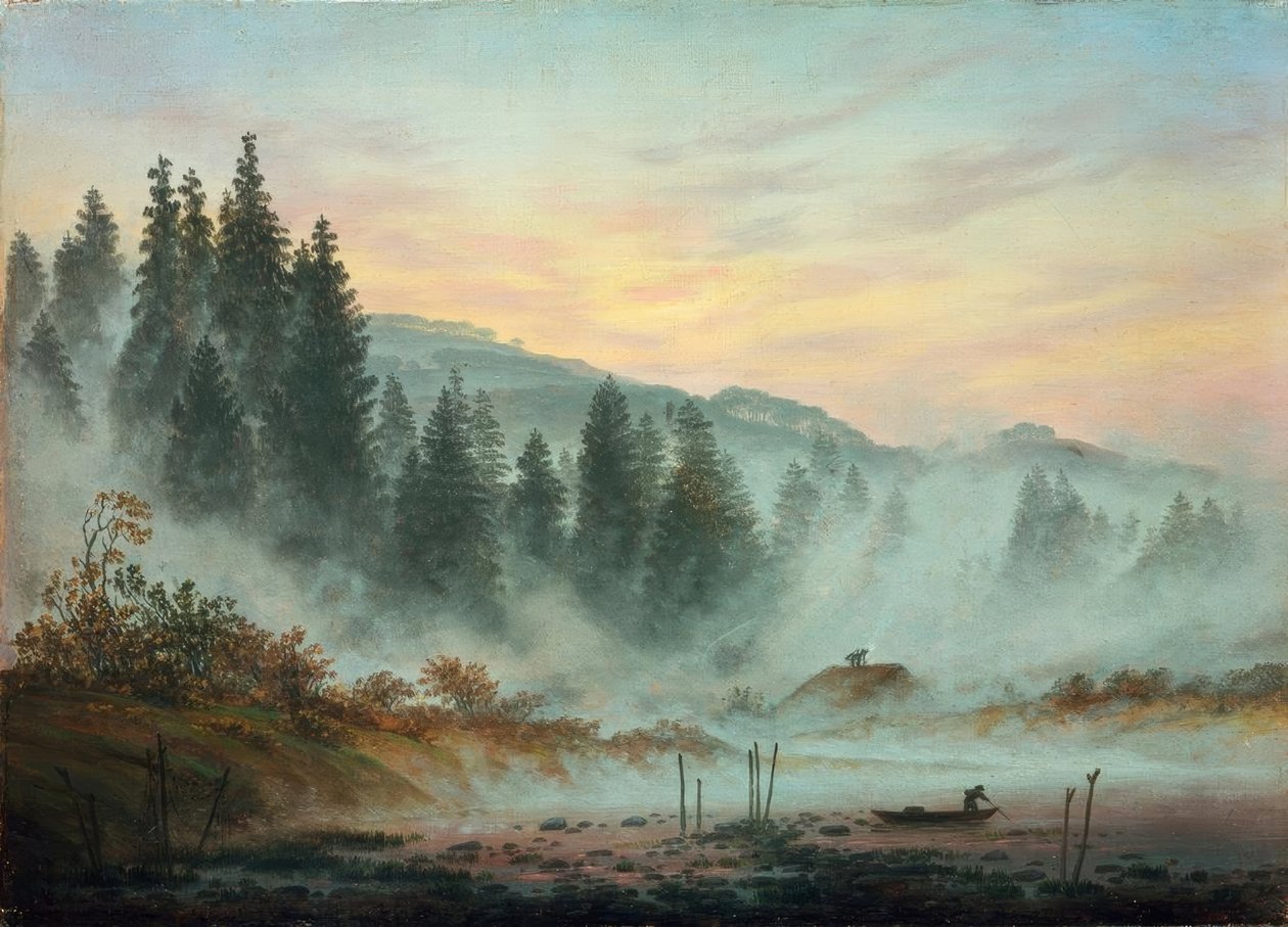 Poranek autorstwa Caspar David Friedrich