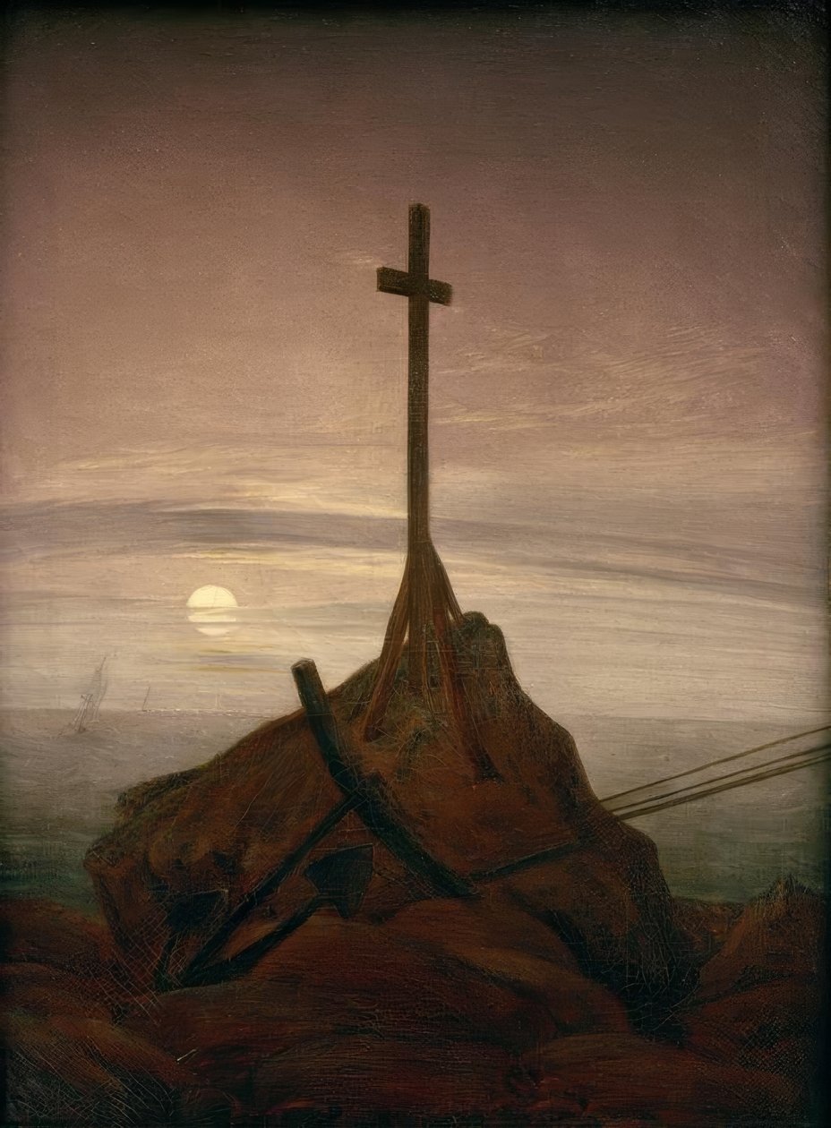 Krzyż na Bałtyku autorstwa Caspar David Friedrich