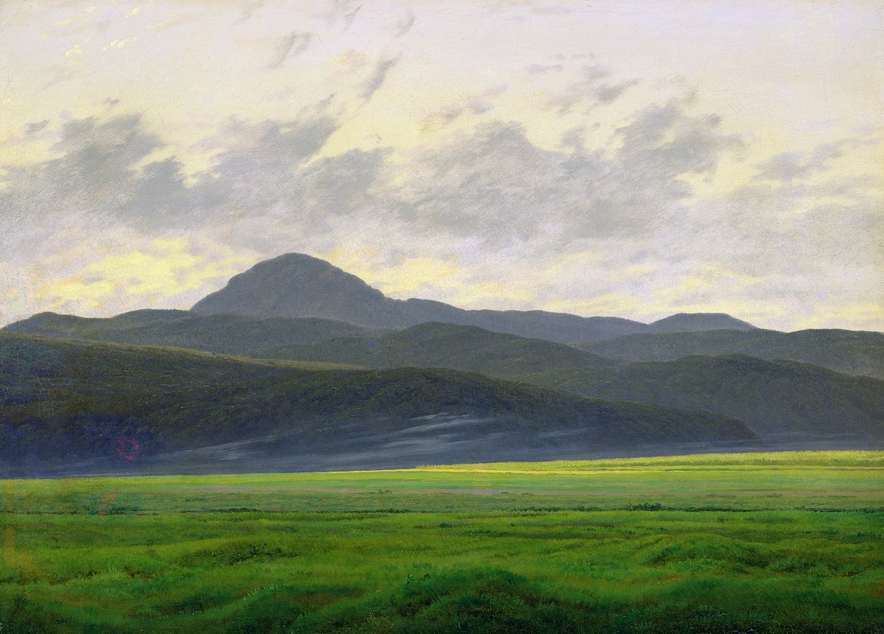 Górzysty krajobraz autorstwa Caspar David Friedrich