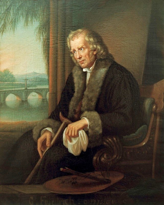 Portret Caspara Davida Friedricha autorstwa Caspar David Friedrich