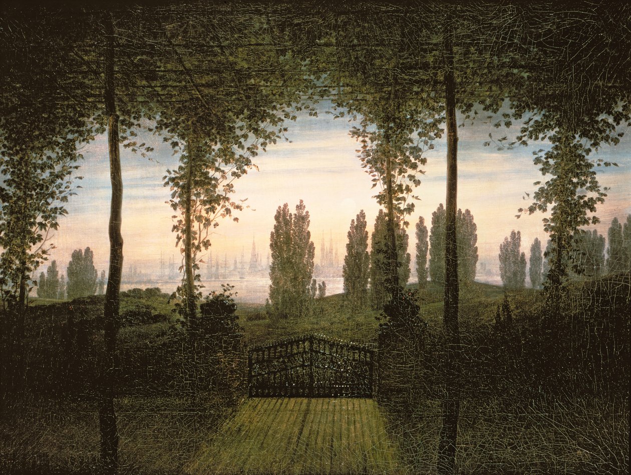 Pamięć o Johannie Bremie autorstwa Caspar David Friedrich