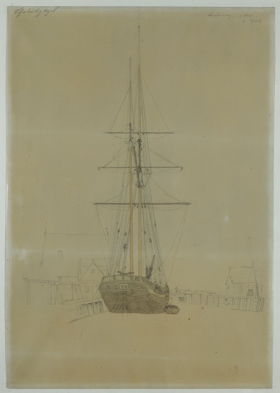Studium dwóch mistrzów autorstwa Caspar David Friedrich
