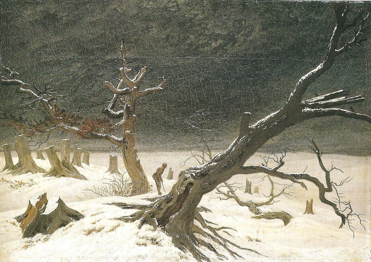 Zimowy krajobraz I autorstwa Caspar David Friedrich