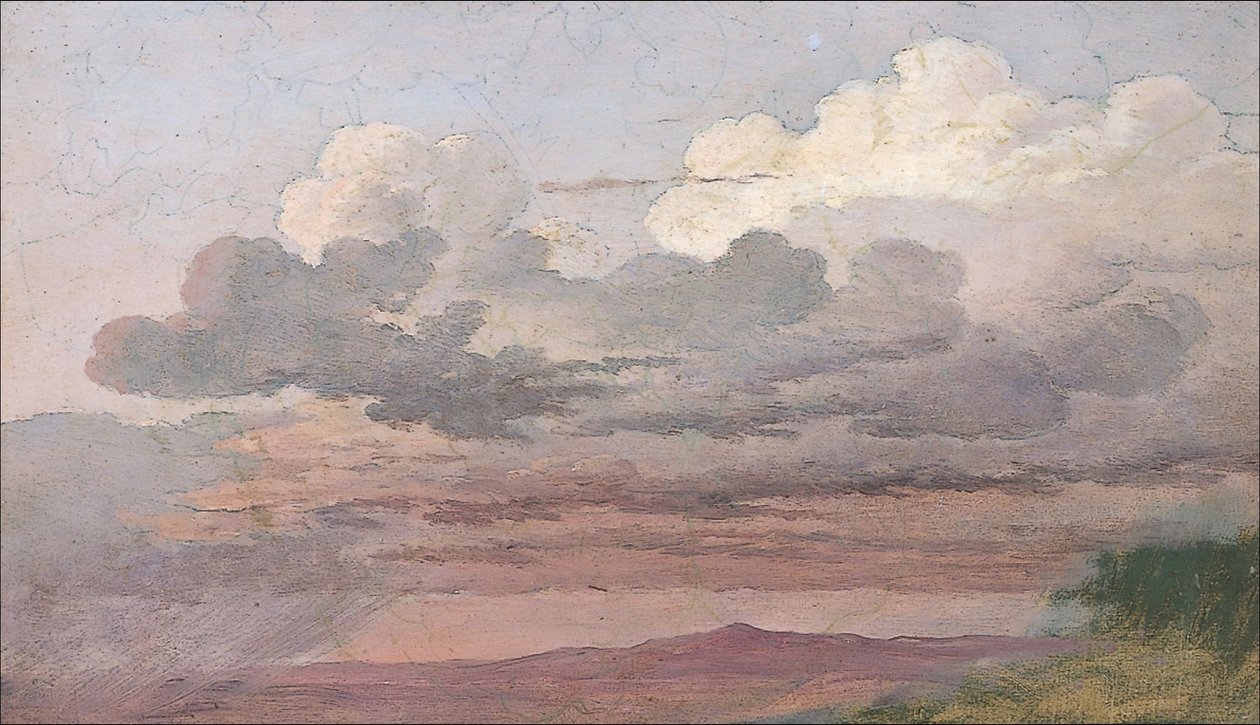 Badanie chmury autorstwa Caspar David Friedrich