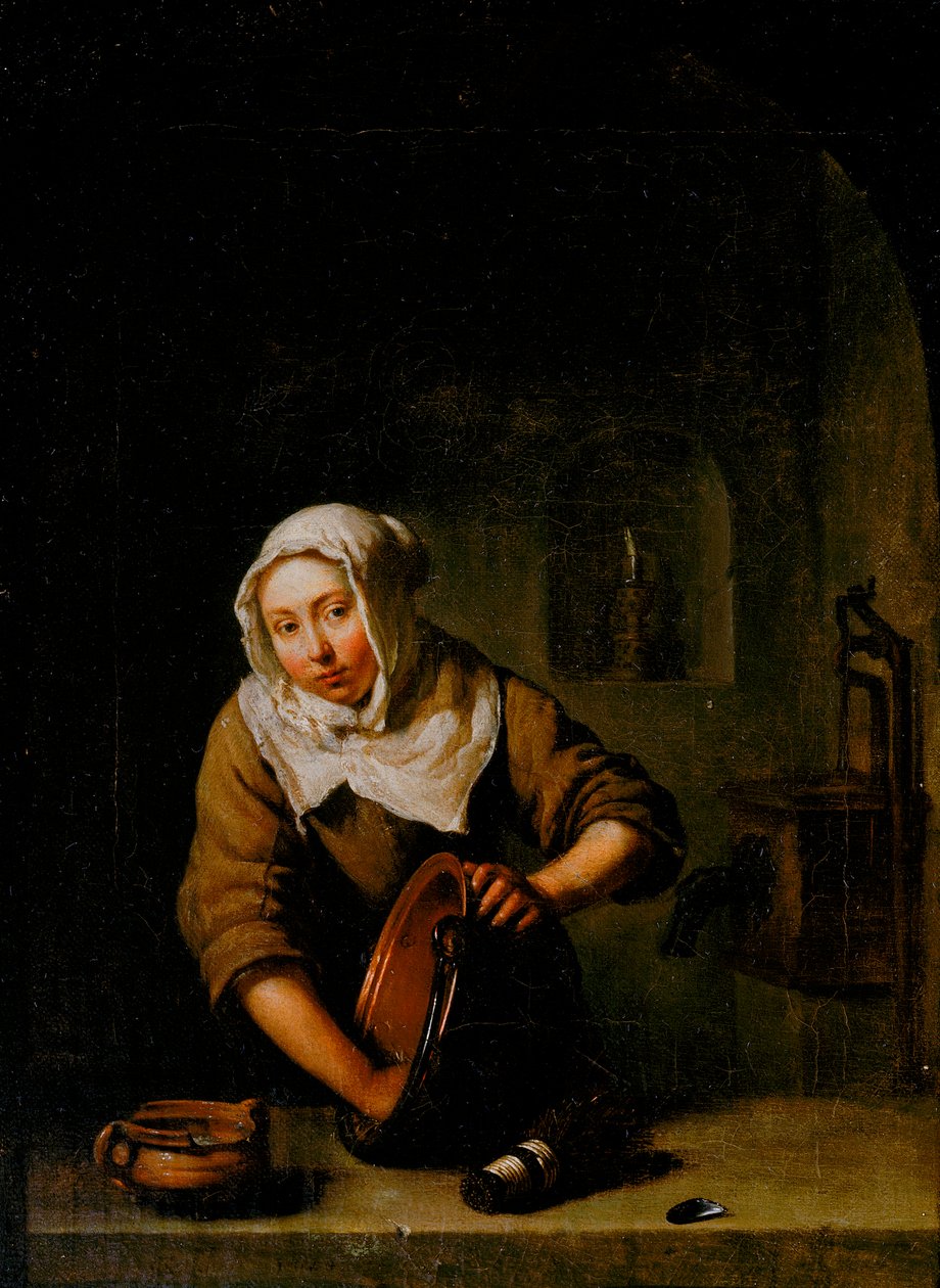 Kucharz autorstwa Caspar Netscher