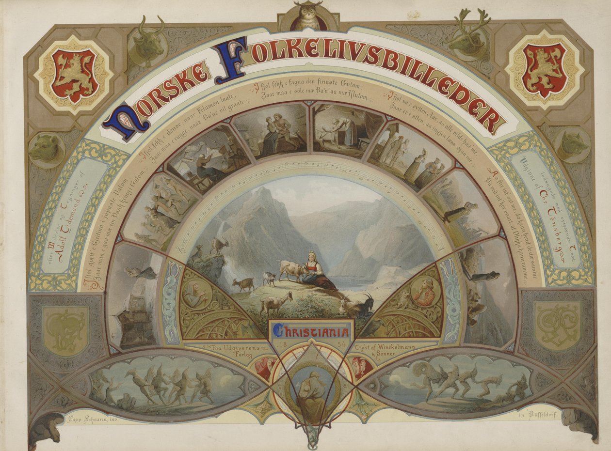 Norweskie zdjęcia z życia ludowego autorstwa Caspar Scheuren