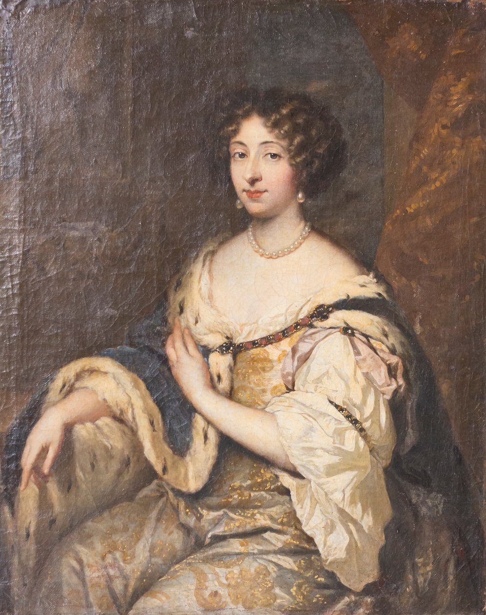 Portret Marii Mancini Colonna autorstwa Caspar (attr. to) Netscher