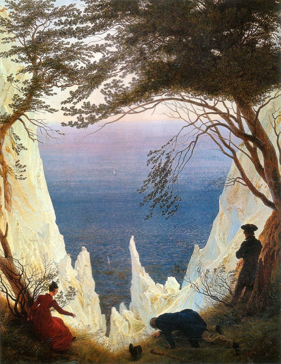 Kredowe Klify na Rugii autorstwa Caspar David Friedrich