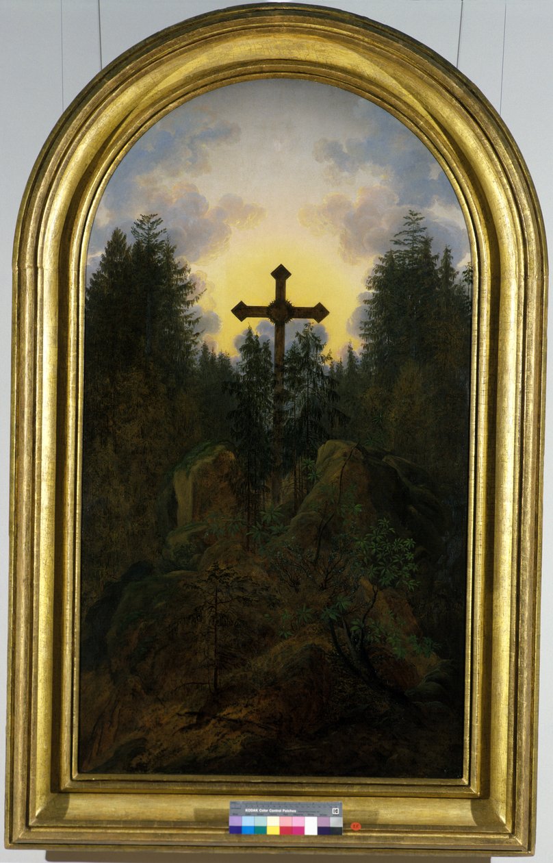 Krzyż w Górach, 1815-20 autorstwa Caspar David Friedrich