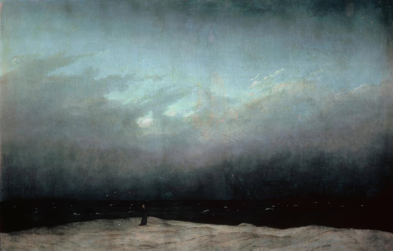 Mnich nad morzem autorstwa Caspar David Friedrich