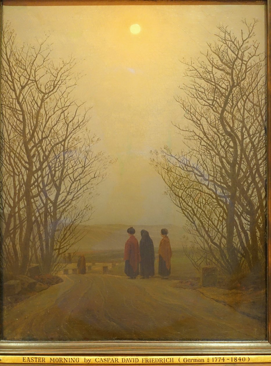 Poranek wielkanocny autorstwa Caspara Davida Friedricha, 1833 r. n.e., olej na płótnie - Museo Nacional Centro de Arte Reina Sofía - DSC08706 autorstwa Caspar David Friedrich