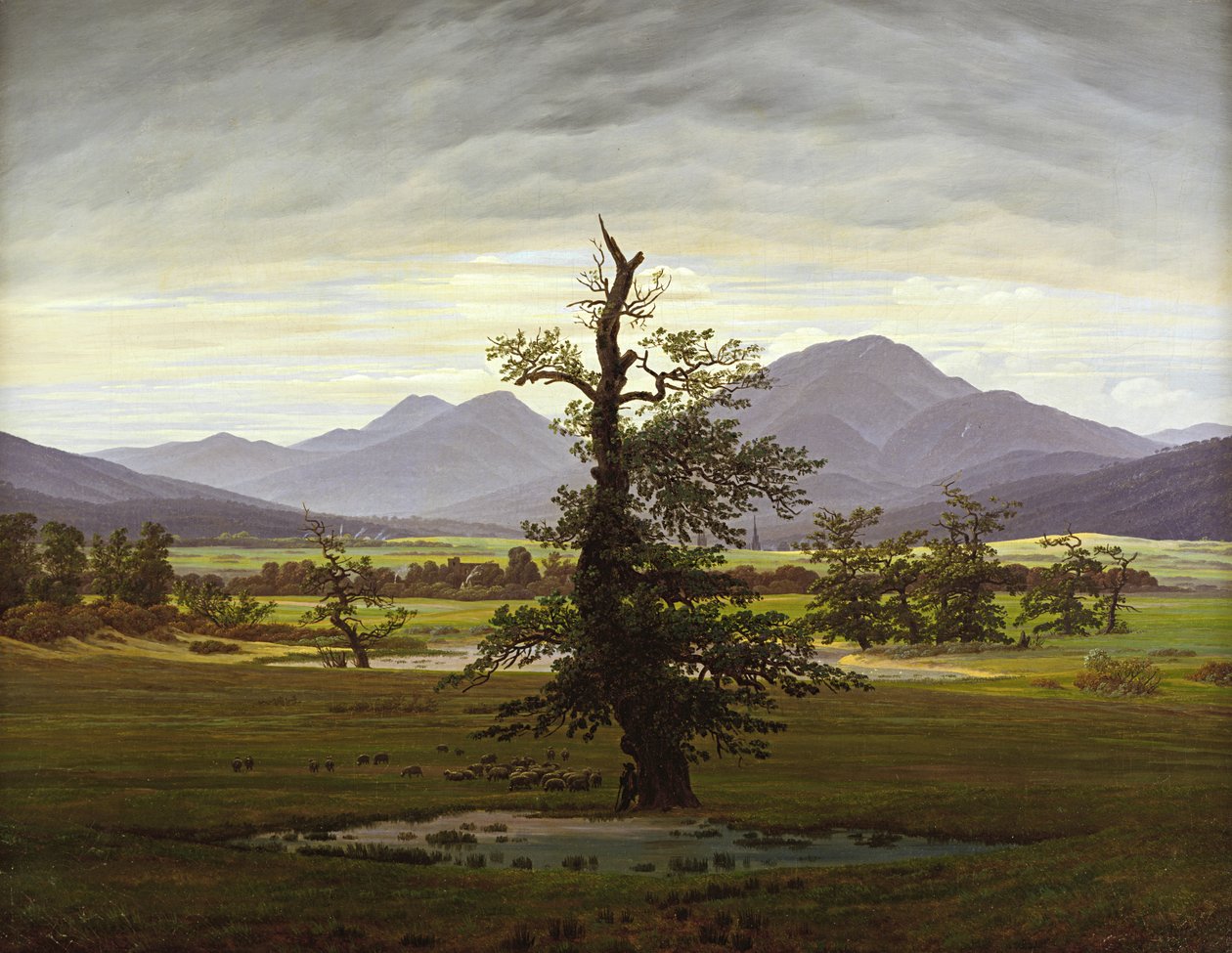 Samotne drzewo autorstwa Caspar David Friedrich