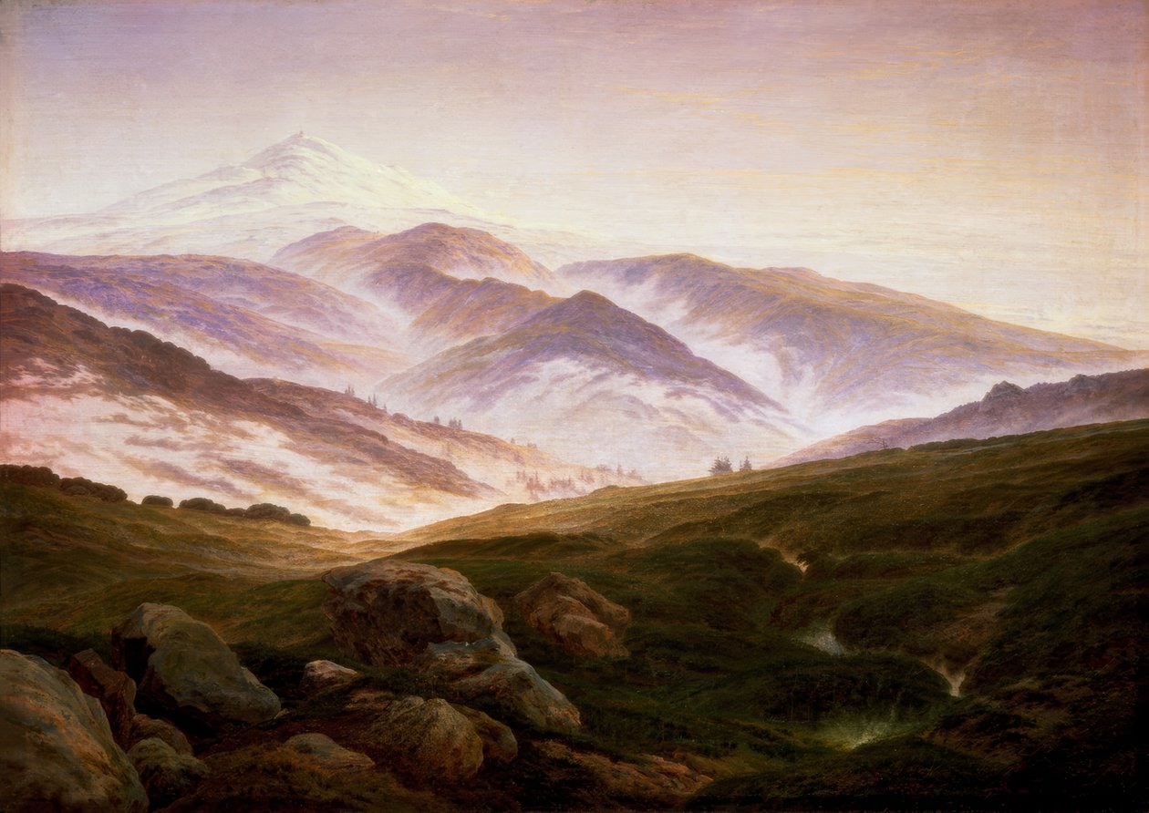 Pamięć Karkonoszy autorstwa Caspar David Friedrich