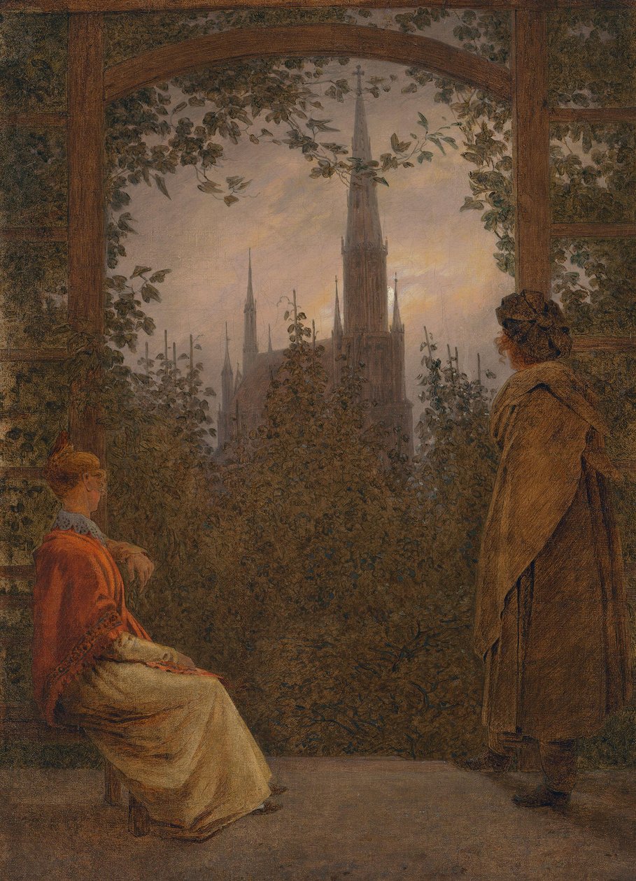 Altana ogrodowa autorstwa Caspar David Friedrich