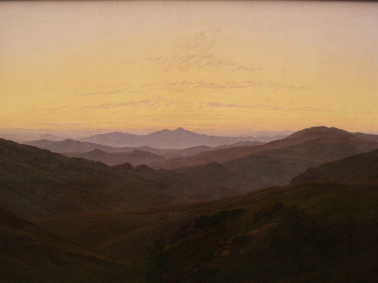 Niemiecki: Karkonosze Karkonosze Karkonosze autorstwa Caspar David Friedrich