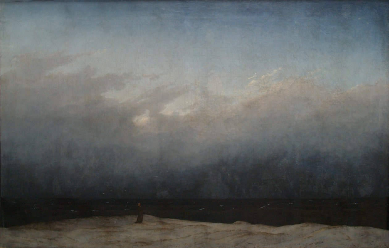Niemiecki: Der Mönch am Meer Mnich nad morzem autorstwa Caspar David Friedrich