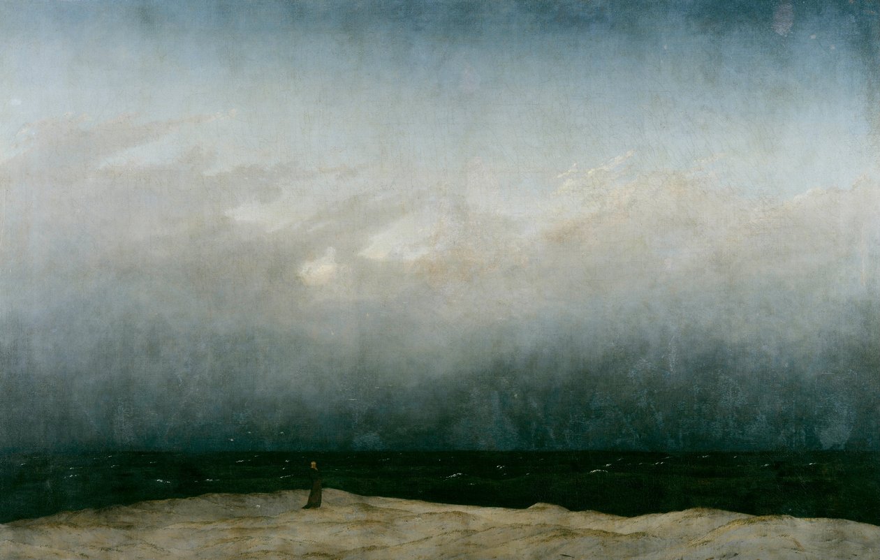 Niemiecki: Der Mönch am Meer Mnich nad morzem autorstwa Caspar David Friedrich