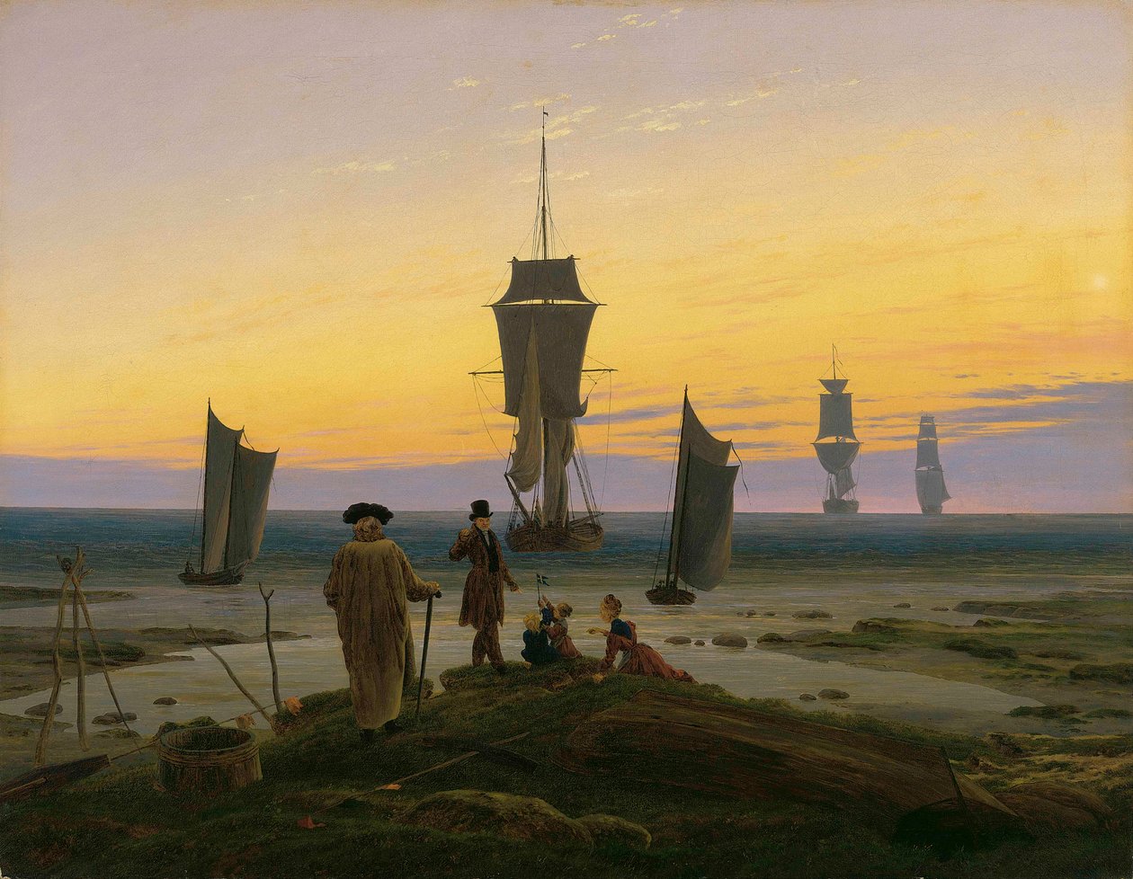 Niemiecki: Die Lebensstufen Etapy życia autorstwa Caspar David Friedrich