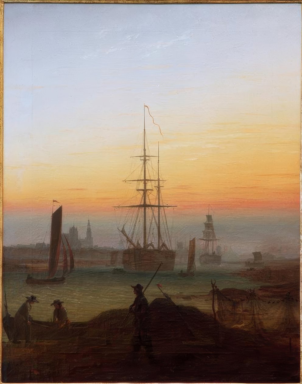 Port w Greifswaldzie autorstwa Caspar David Friedrich