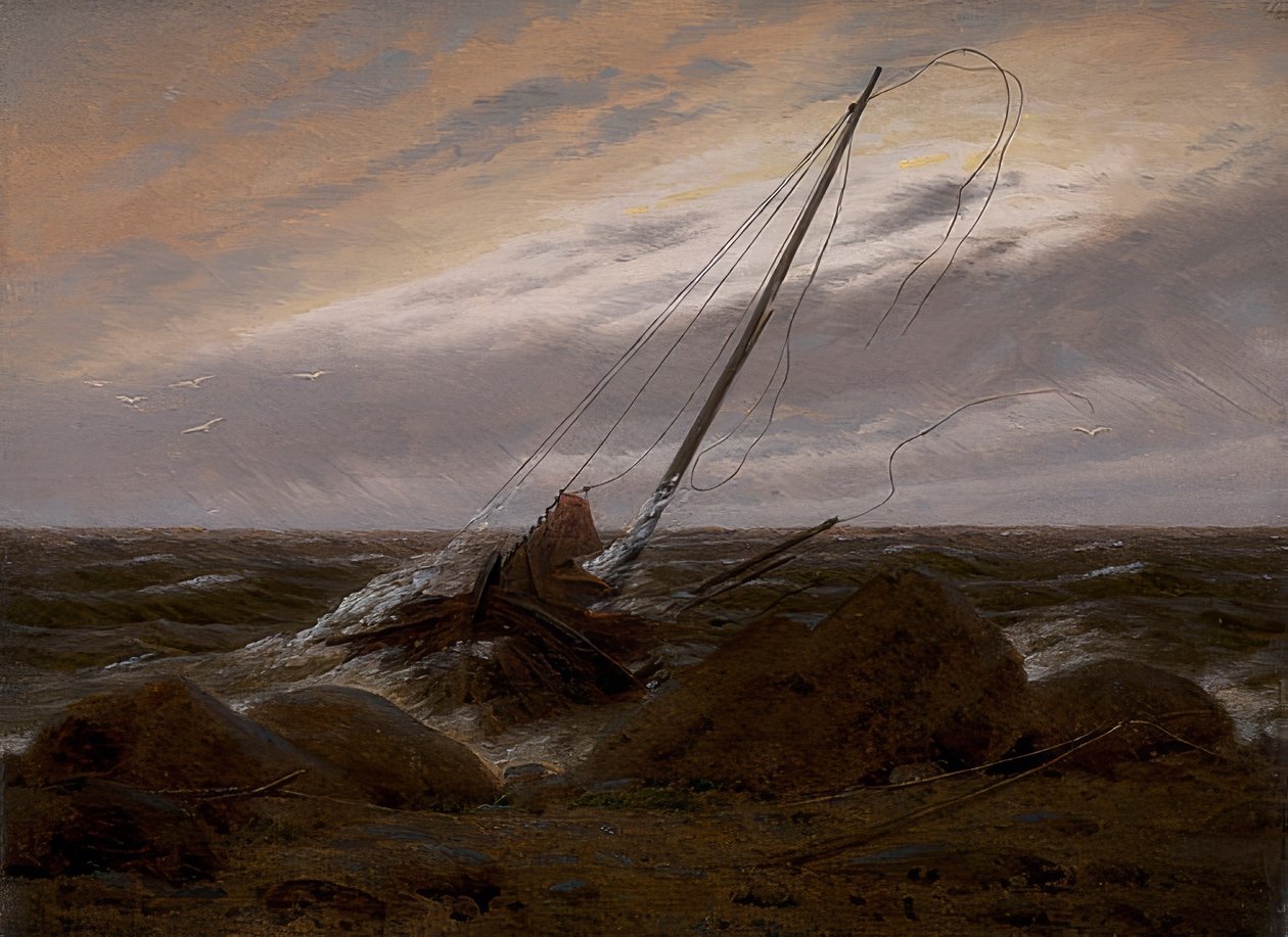 Po burzy. 1817 autorstwa Caspar David Friedrich