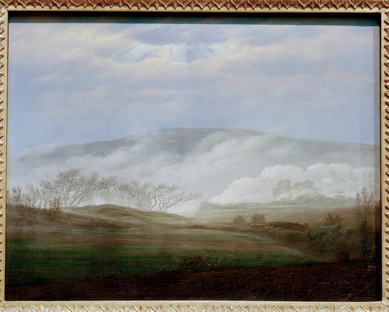 Mgła w dolinie Łaby autorstwa Caspar David Friedrich