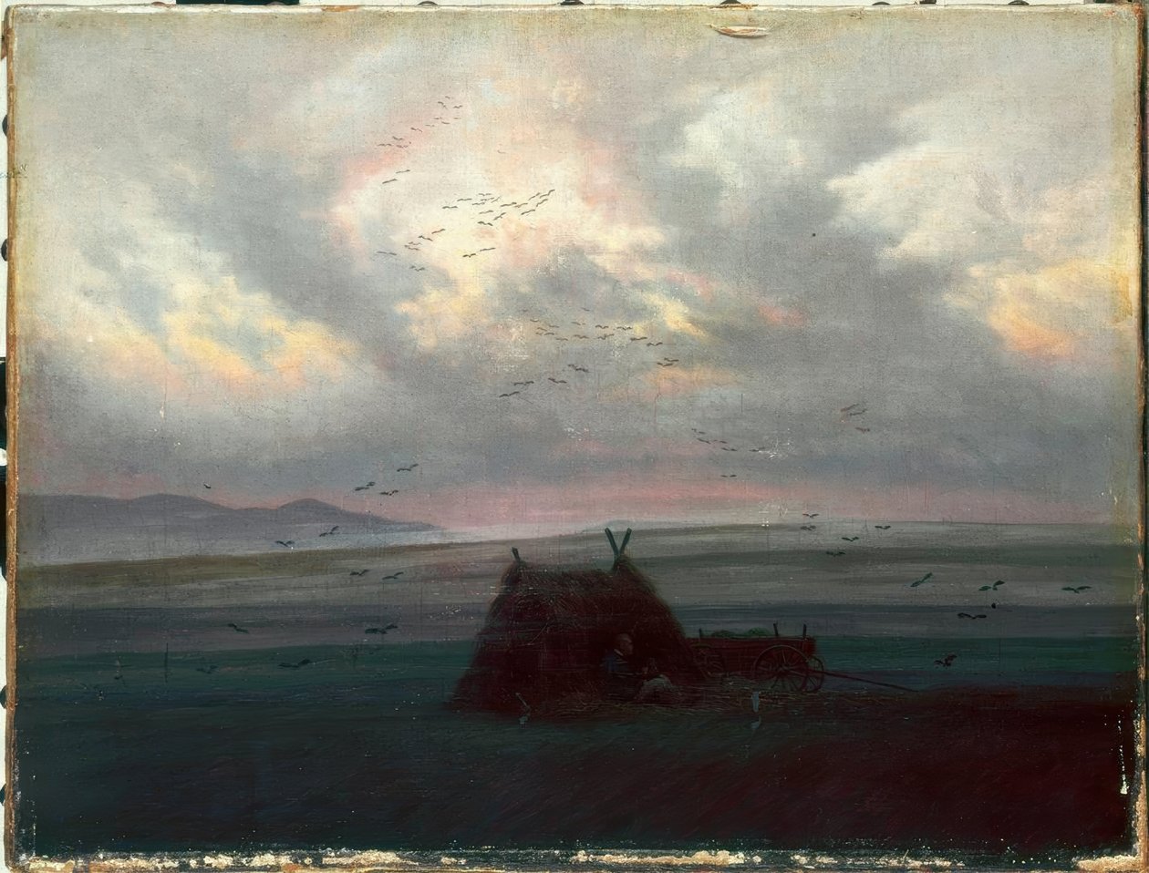 Chmury mgły autorstwa Caspar David Friedrich