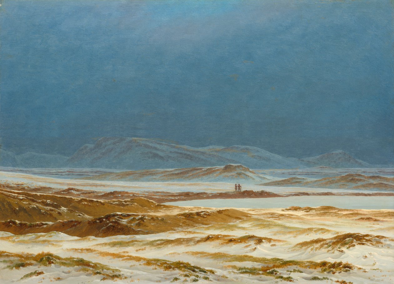 Północny krajobraz, wiosna autorstwa Caspar David Friedrich