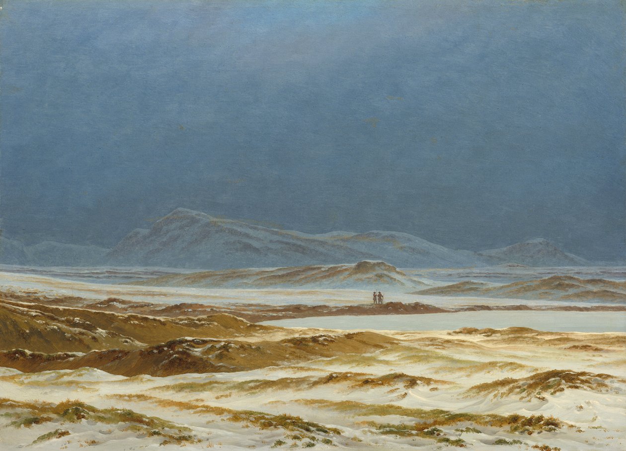 Pejzaż północny, wiosna, ok. 1825 (olej na płótnie) autorstwa Caspar David Friedrich