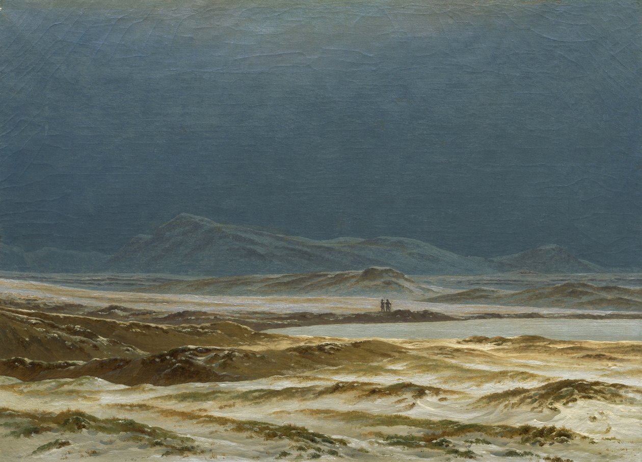 Krajobraz północny, wiosna, ok. 1825 autorstwa Caspar David Friedrich