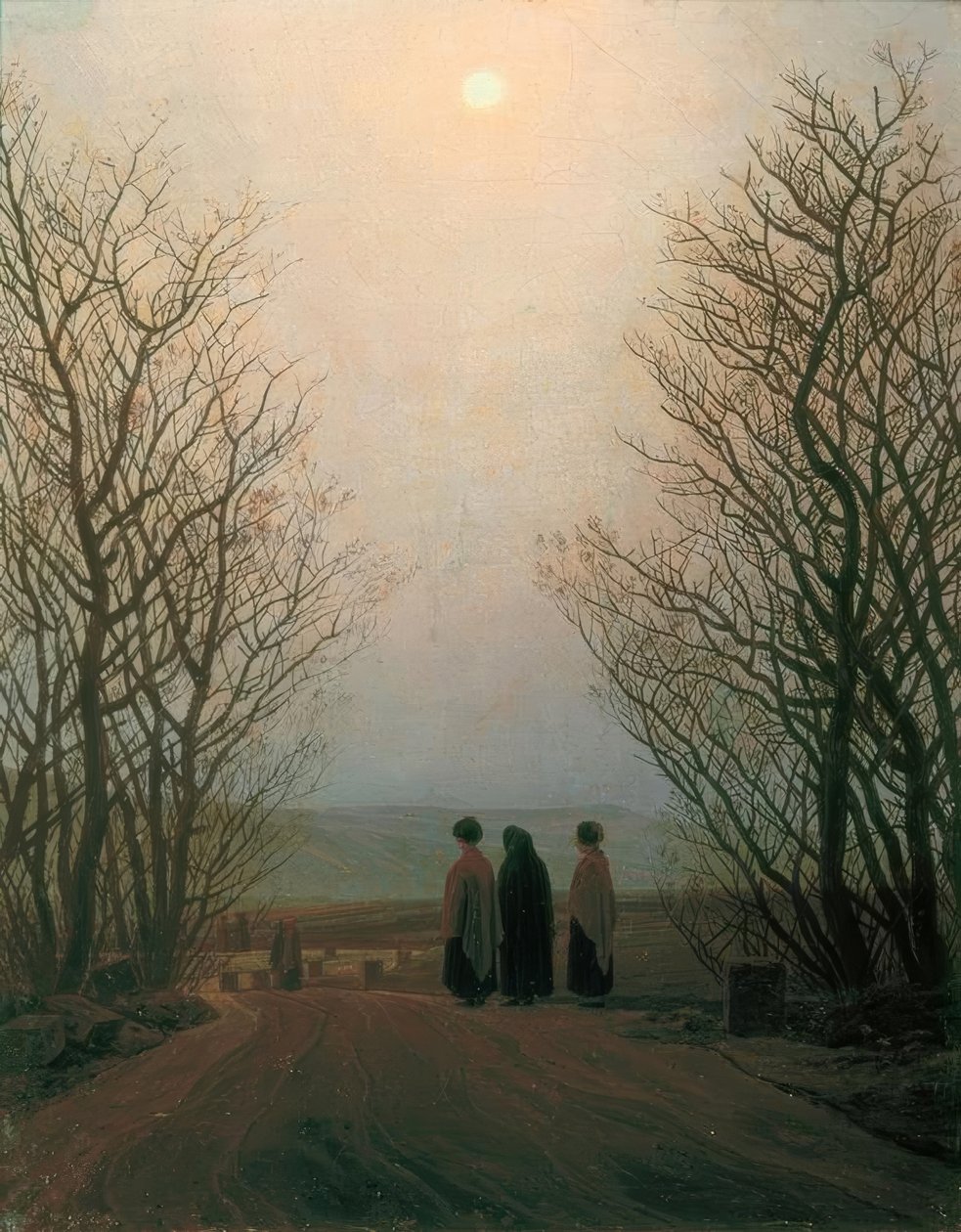 Wielkanocny poranek autorstwa Caspar David Friedrich