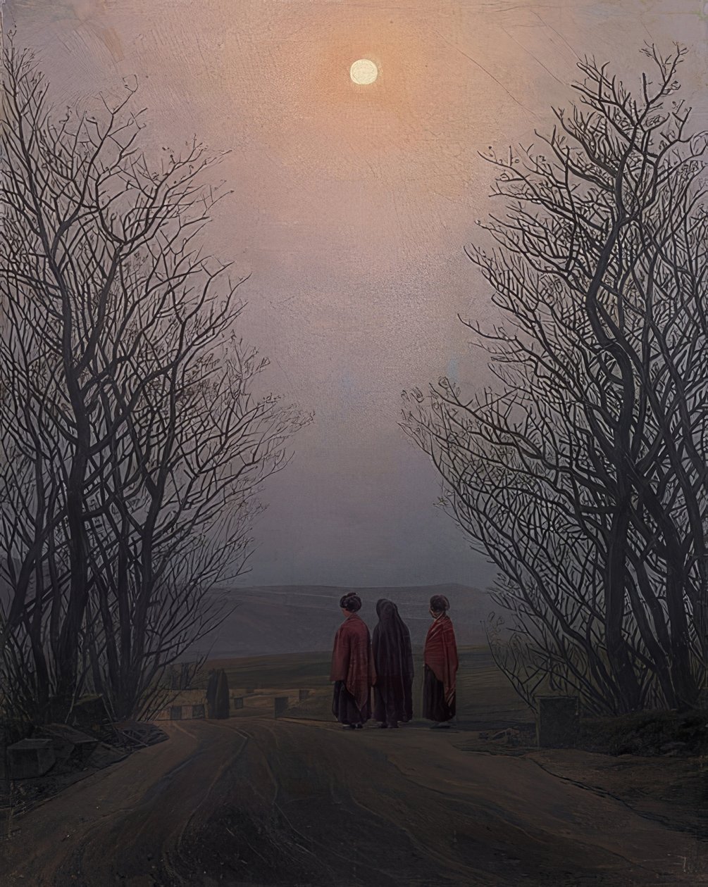 Wielkanocny poranek. Około 1828-35 autorstwa Caspar David Friedrich