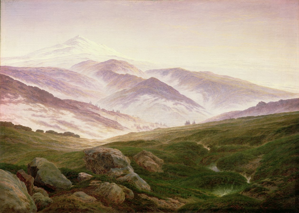 Reisenberg, Góry Olbrzymów autorstwa Caspar David Friedrich
