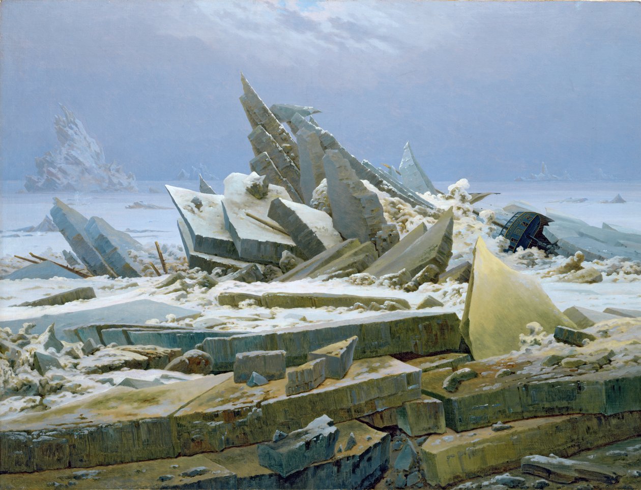 Morze Polarne autorstwa Caspar David Friedrich