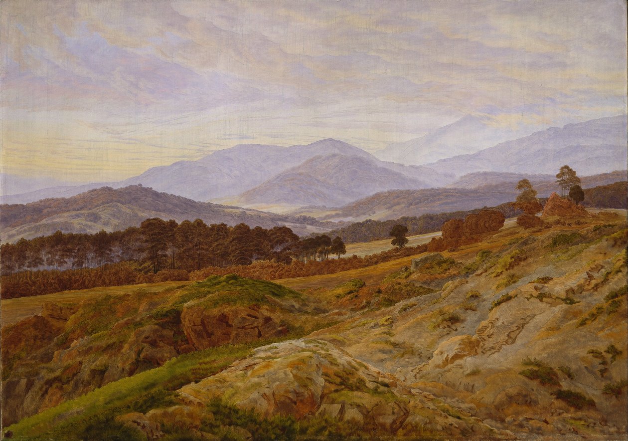 Góry Riesenge autorstwa Caspar David Friedrich