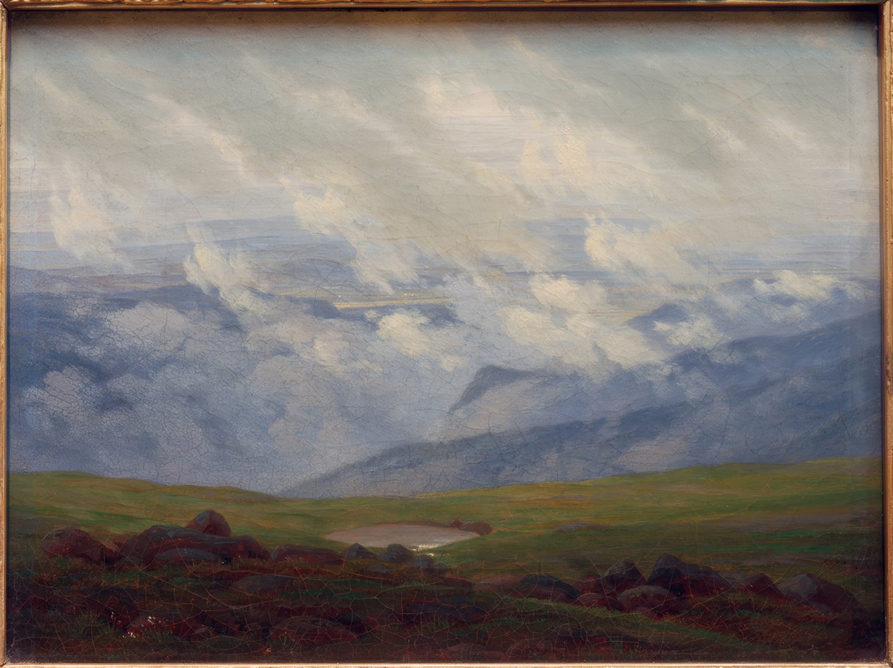 Poruszające się chmury autorstwa Caspar David Friedrich