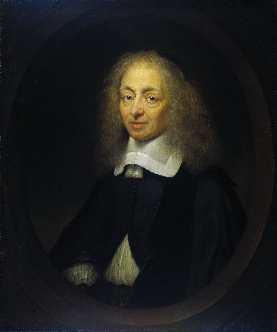 Portret Konstantyna Huygensa (1596-1687) autorstwa Caspar Netscher