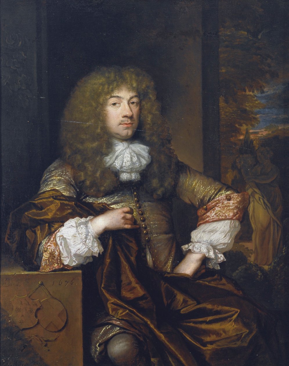 Portret Jana Boudaena Courten (1635-1716) autorstwa Caspar Netscher