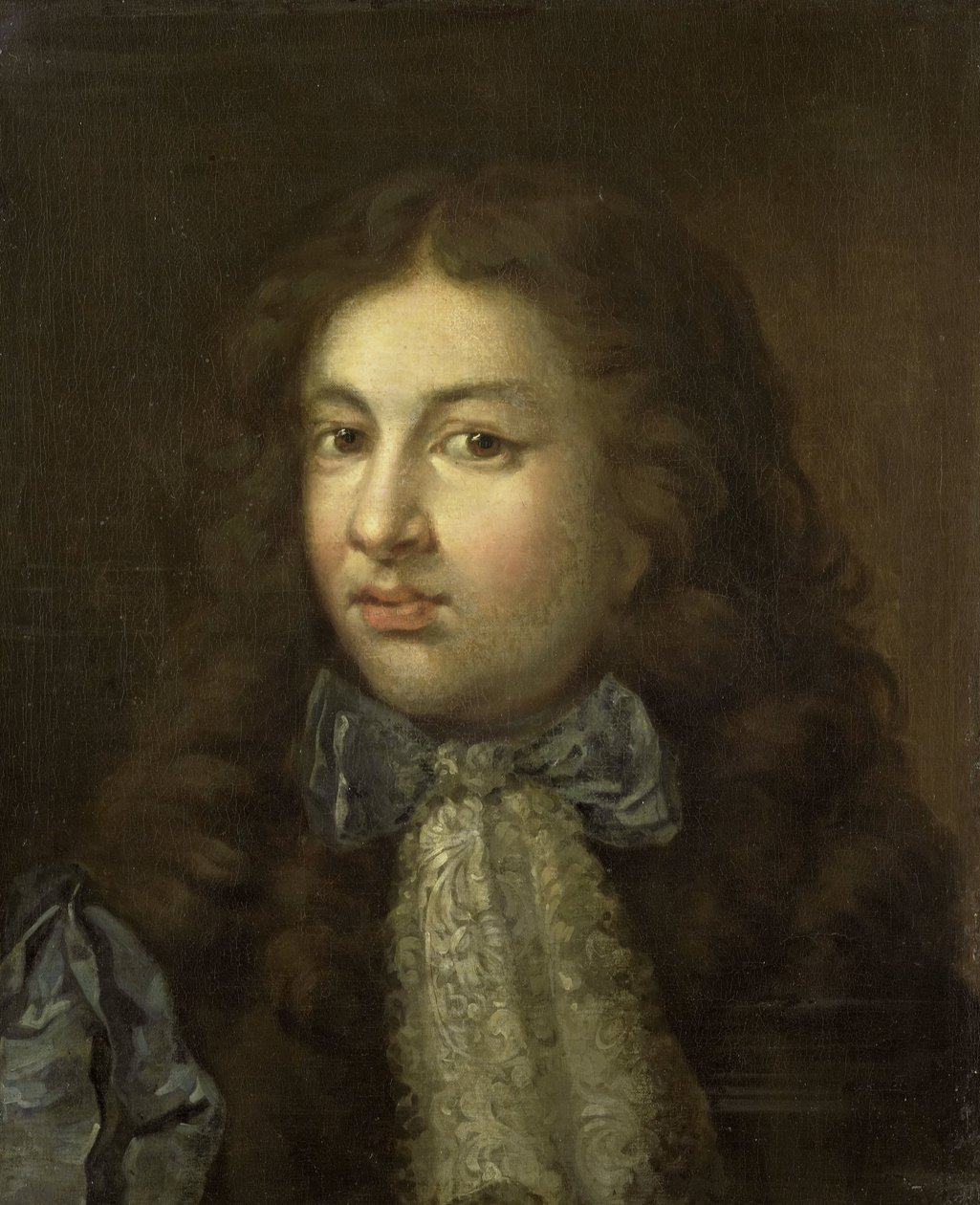 Portret Thedoora Netschera (1661-1728), najstarszego syna artysty autorstwa Caspar Netscher
