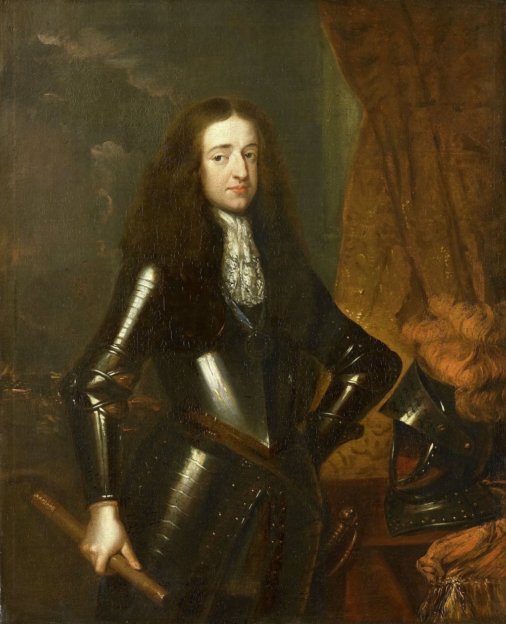 Portret Willema III (1650-1702), księcia Orange, a od 1689 roku króla Anglii autorstwa Caspar Netscher