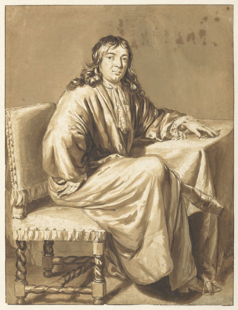 Portret Cornelisa de Man autorstwa Caspar Netscher