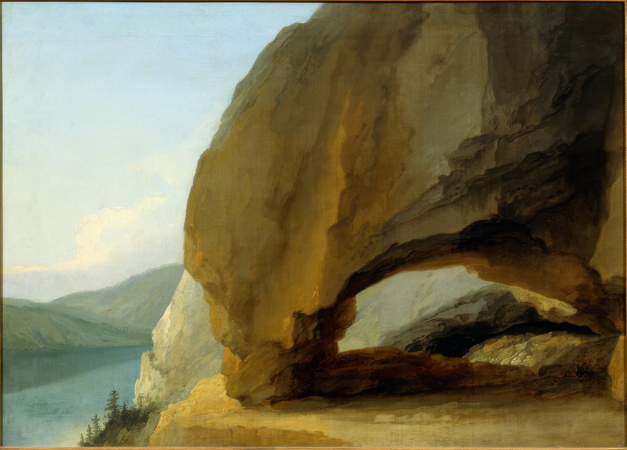 Skalna przełęcz Beatus Cave autorstwa Caspar Wolf