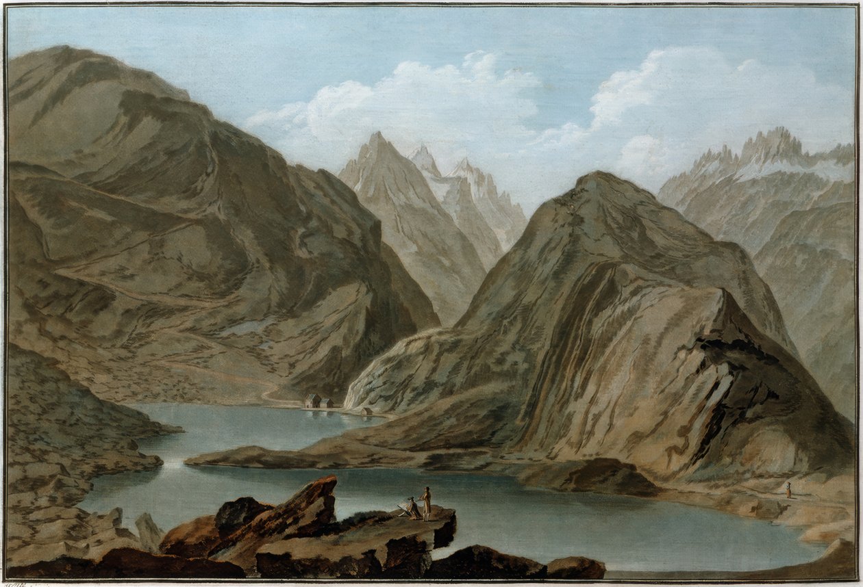 Hospicjum na Grimsel autorstwa Caspar Wolf