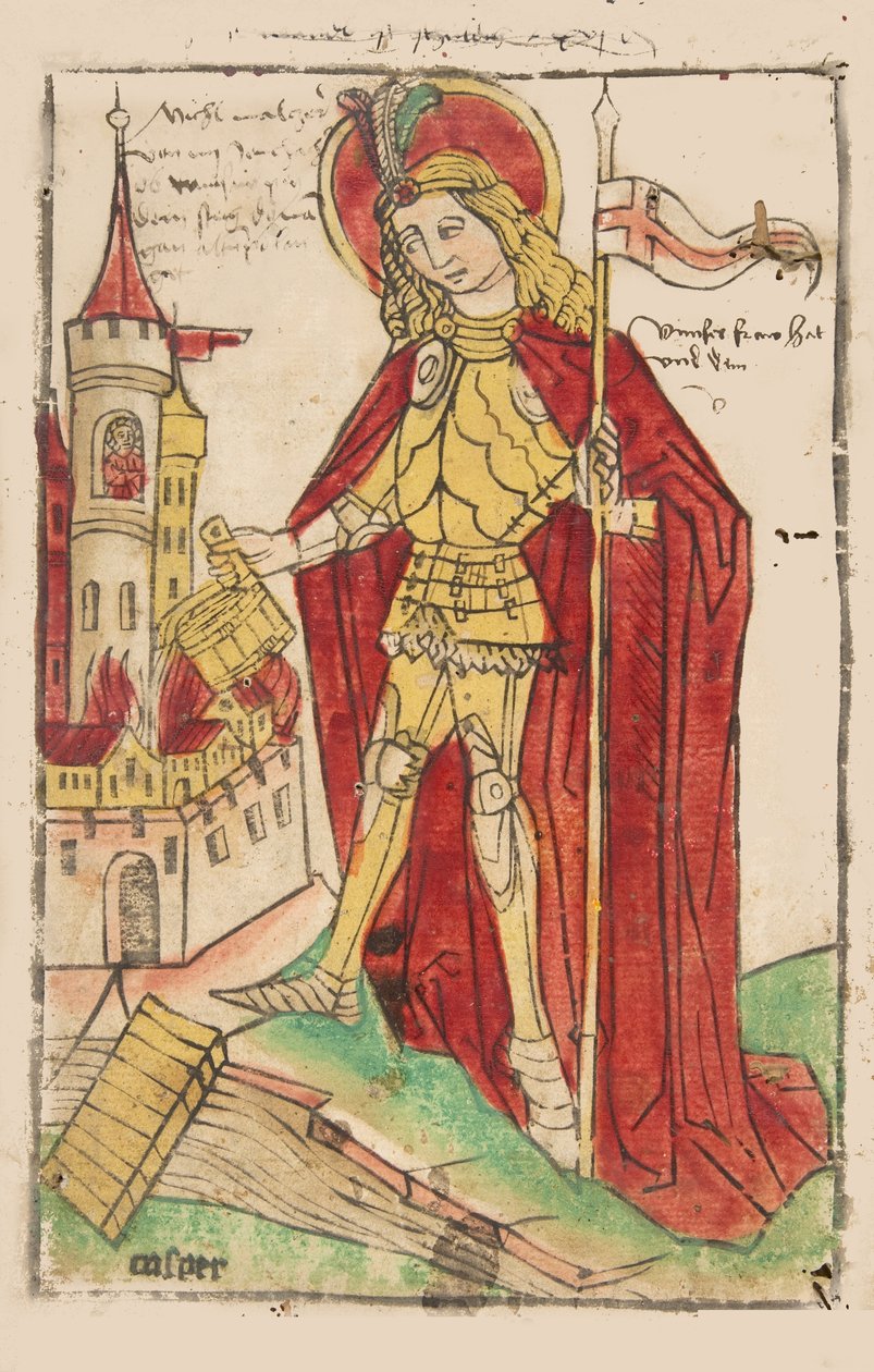 Św. Florian, ca. 1460. autorstwa Casper