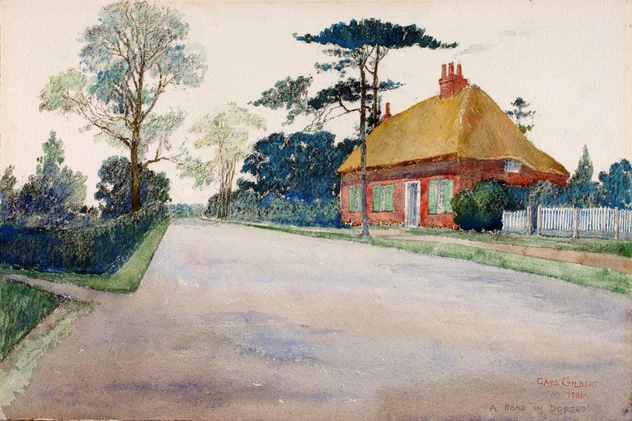 Droga w Dorset autorstwa Cass Gilbert