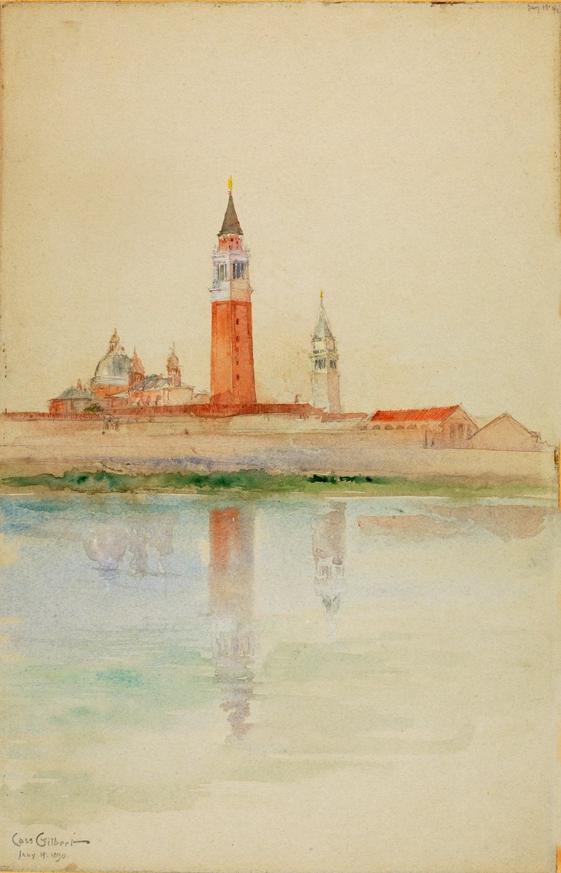 San Giorgio Maggiore, Wenecja autorstwa Cass Gilbert