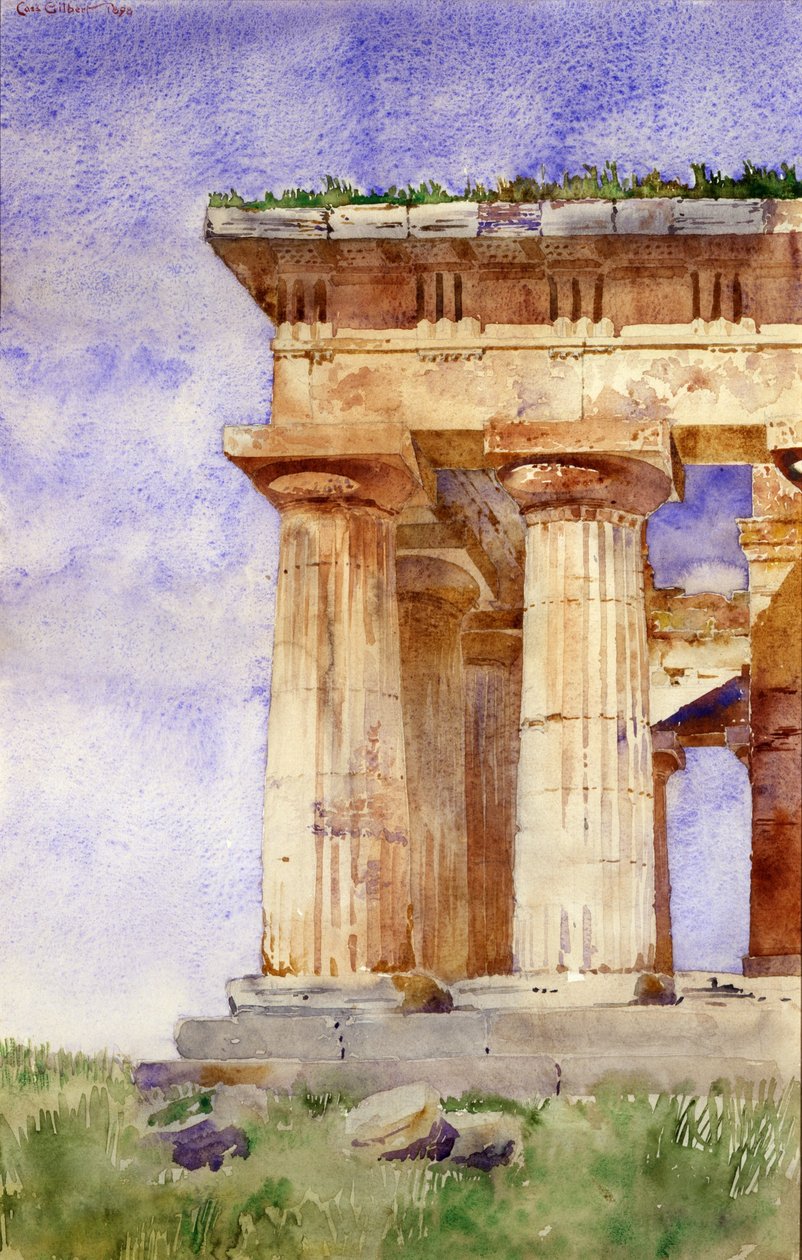 Świątynia Neptuna, Paestum autorstwa Cass Gilbert