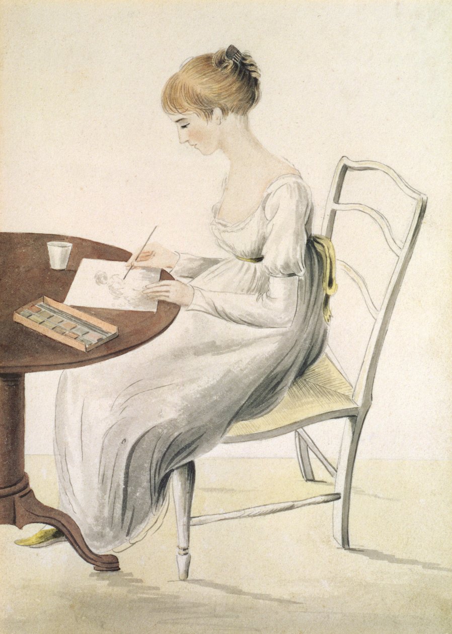 Fanny Austen-rycerz (1793-1882) autorstwa Cassandra Austen